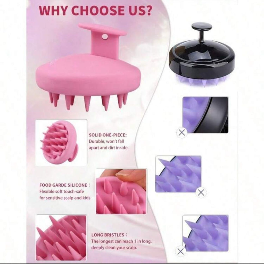 Head massager brush