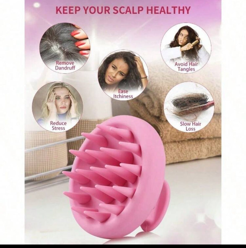 Head massager brush