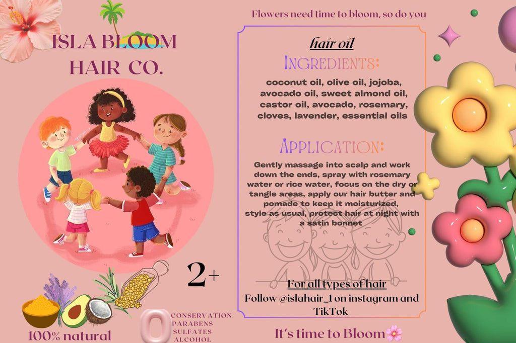ISLA BLOOM  HAIR GROWTH OIL KIDS